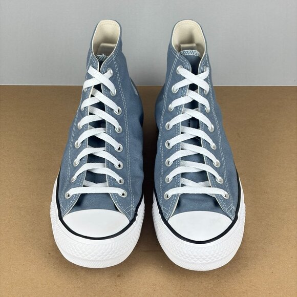 Converse Chuck Taylor All Star High Top Canvas Sneakers Mens 12 Gray Blue - Picture 2 of 10